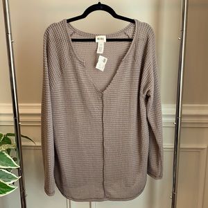 NWT! Bibi Oversized Women’s Long Sleeve Shirt